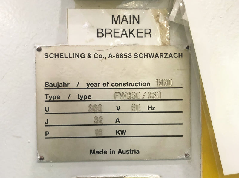 Schelling FW 330 / 330