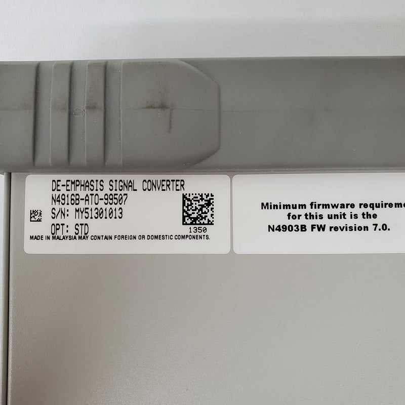 Keysight / Agilent N 4916 B De-Emphasis Signal Converter