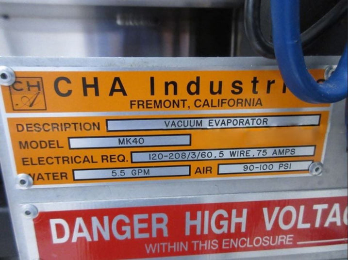 CHA Mark 40 E-Beam Evaporator