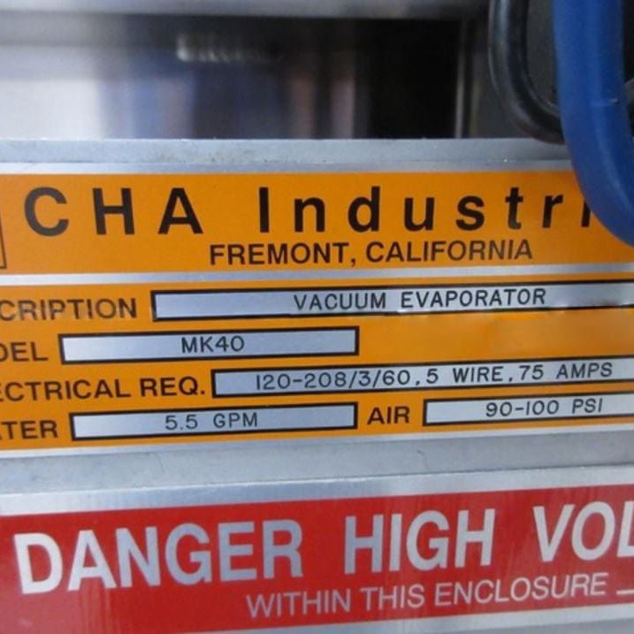 CHA Mark 40 E-Beam Evaporator