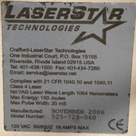 LaserStar 525 728 060 Class 4 Laser