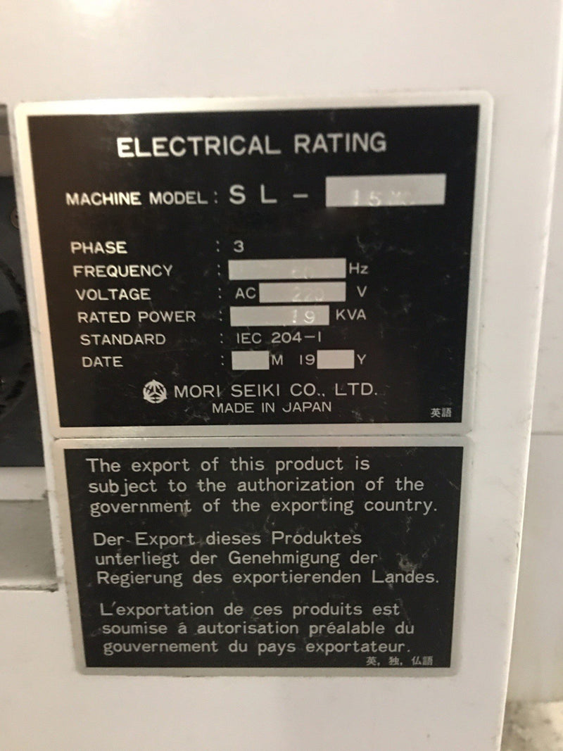 Mori Seiki SL 15