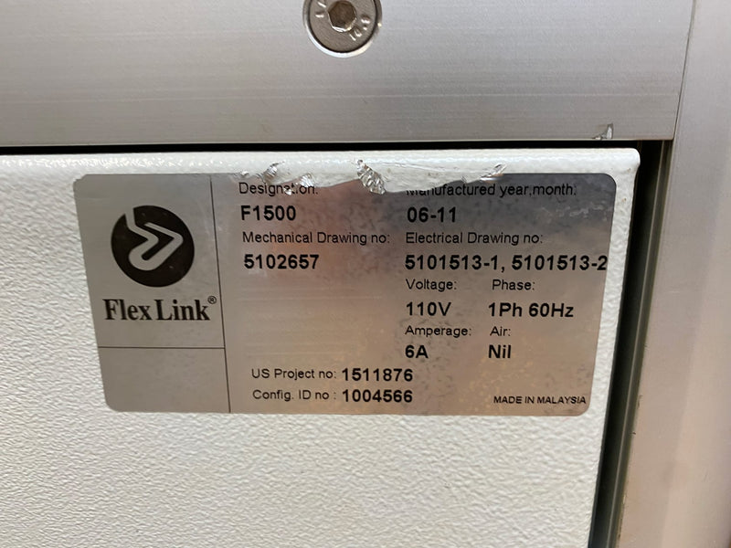 FlexLink F 1500 Shuttle Gate Conveyor