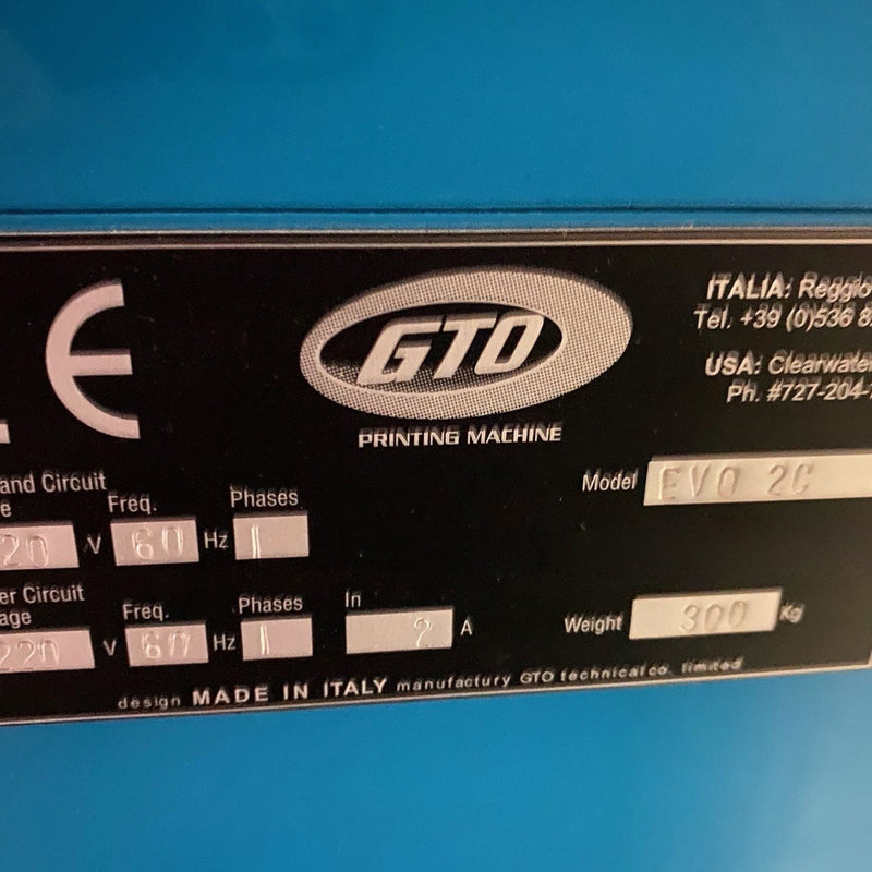 GTO EVO 2 C Pad Printer