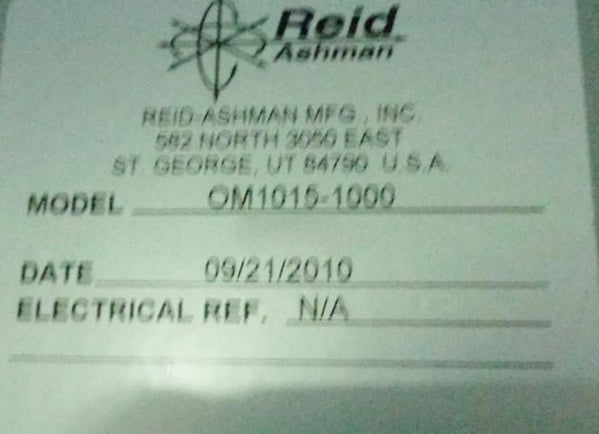 Reid Ashman OM 1015 1000 Tester