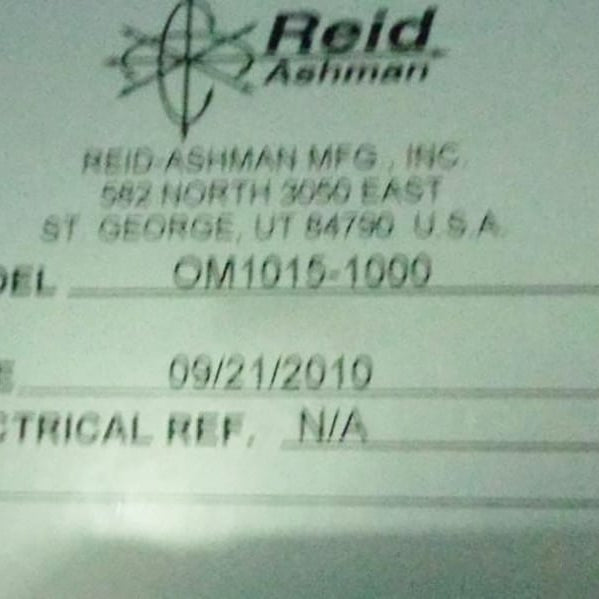 Reid Ashman OM 1015 1000 Tester