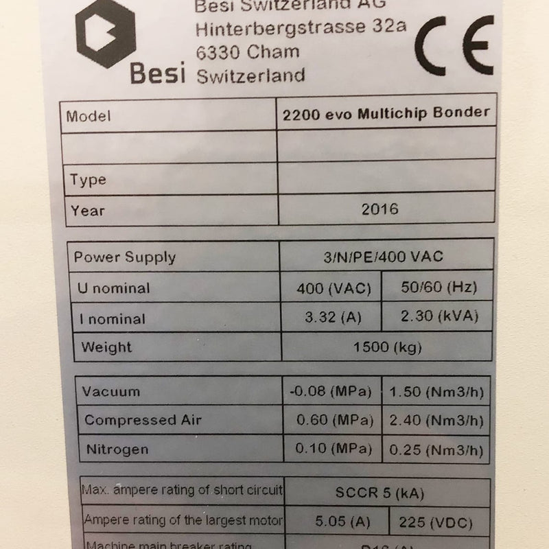 Besi / Datacon 2200 EVO Multi-Chip Bonder