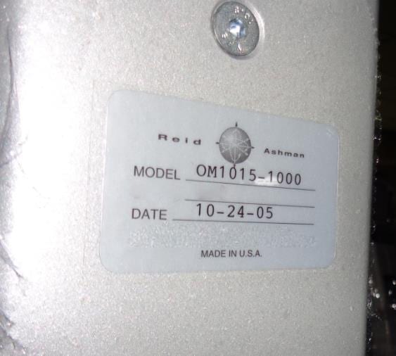Reid Ashman OM 1015 1000