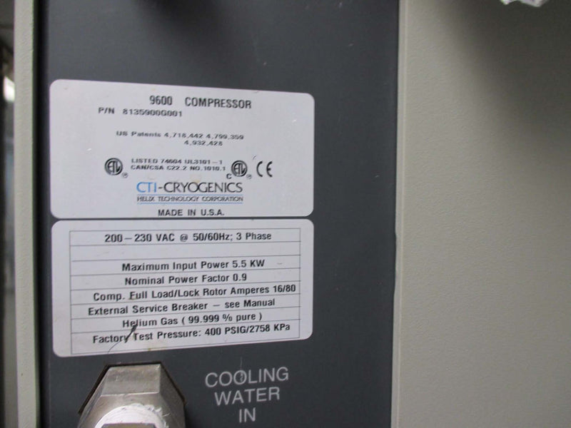 CTI 9600 Cryo Compressor