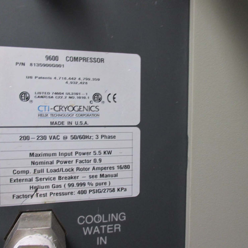 CTI 9600 Cryo Compressor