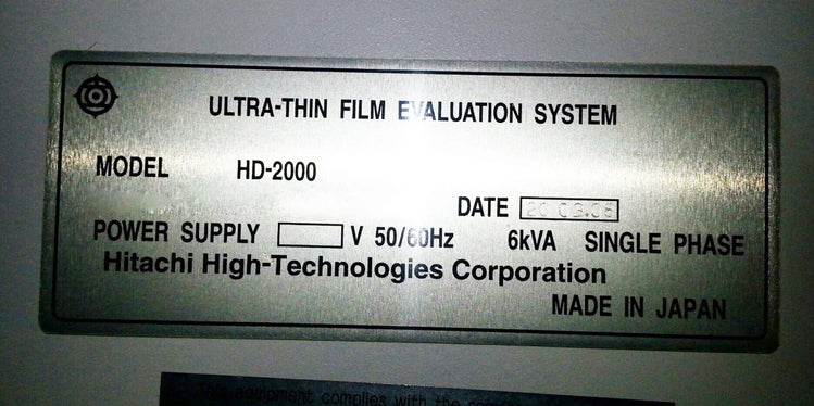 Hitachi HD 2000 STEM (Scanning Transmission Electron Microscope)