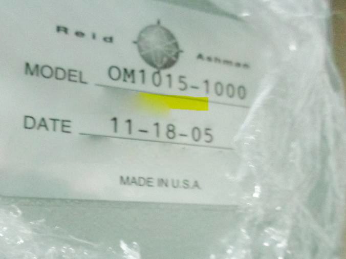 Reid Ashman OM 1015 1000