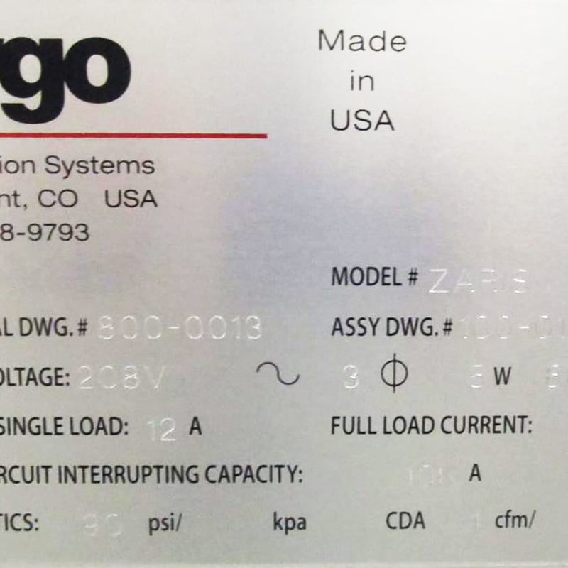Zygo Zaris Mask Sorter