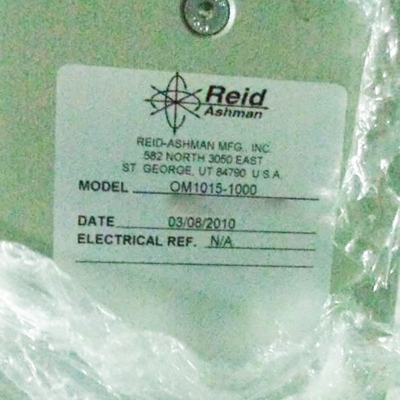 Reid Ashman OM 1015 1000