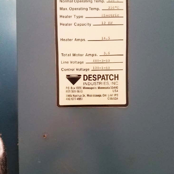 Despatch PBC 2-16 Oven