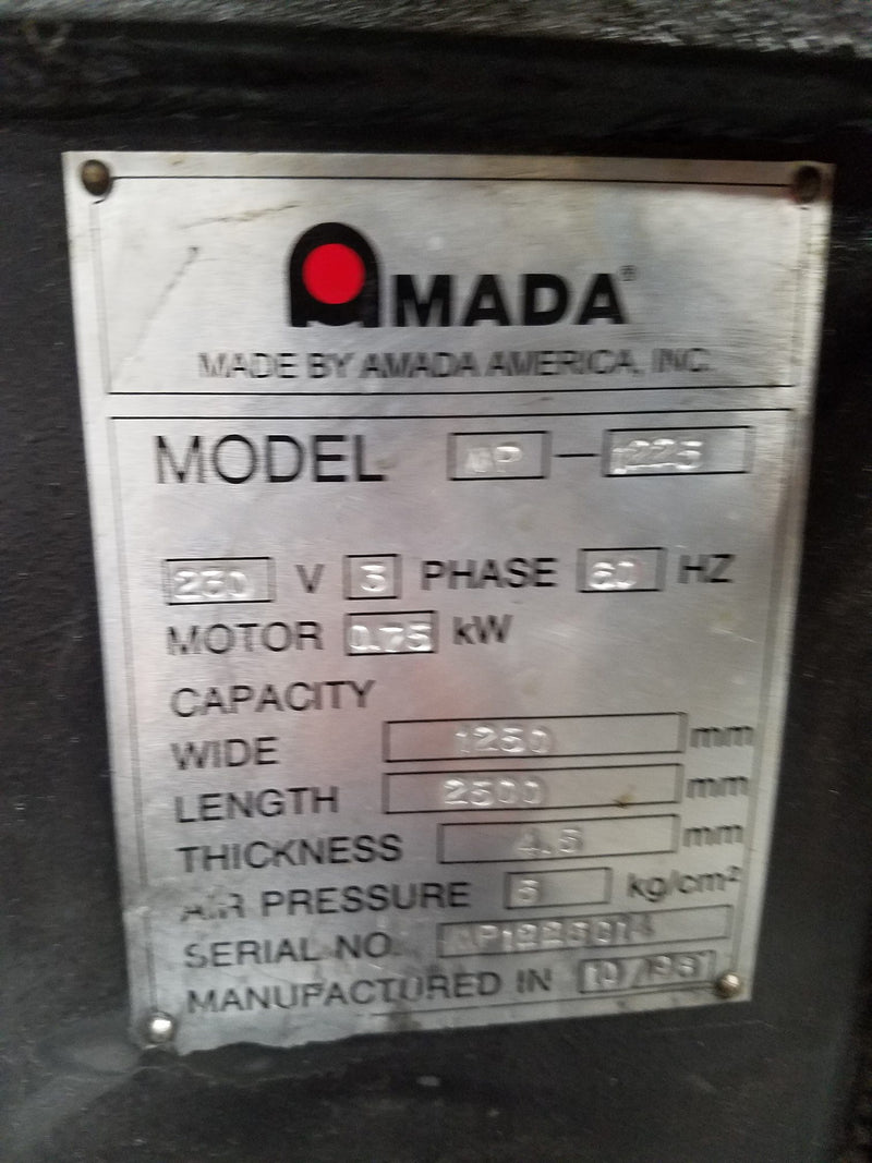 Amada MP 1225 Loader / Unloader