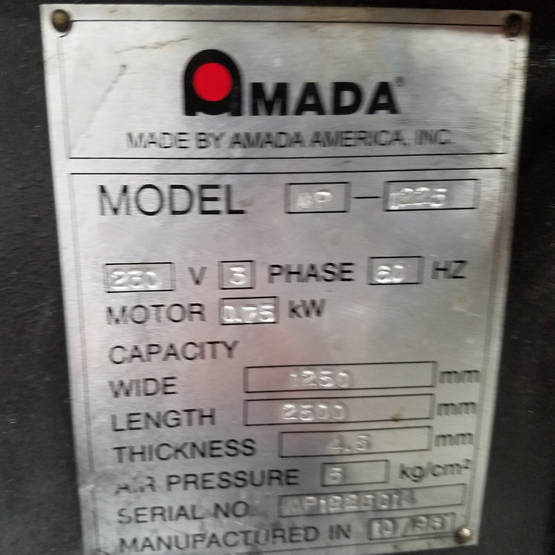 Amada MP 1225 Loader / Unloader