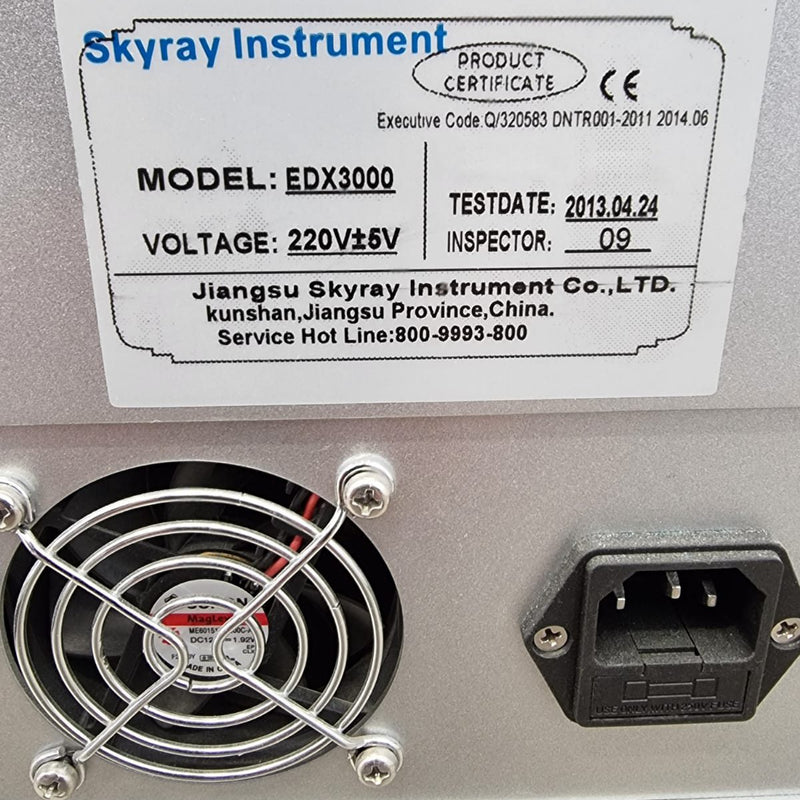 Skyray EDX 3000 EDX (Energy Dispersive X-ray Spectroscopy)