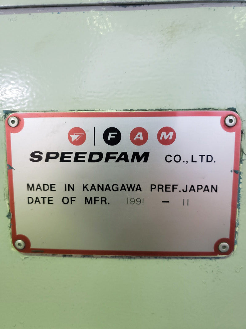 Speedfam 9 B 5 L III Double Sided Polisher