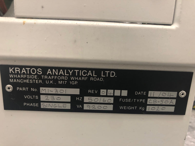 Kratos MI 301 XPS (X-ray Photoelectron Spectroscopy)