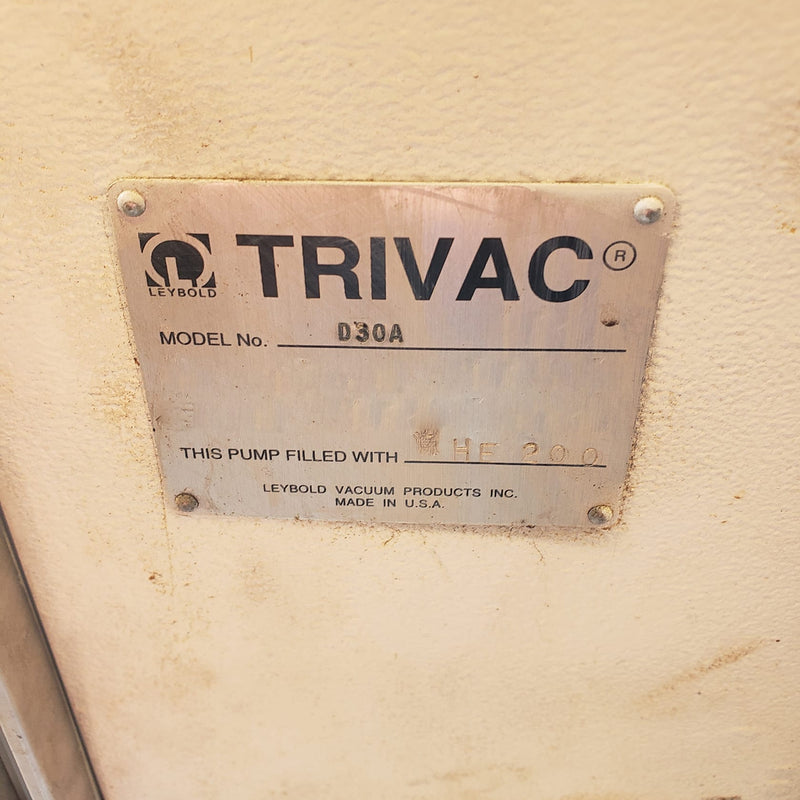 Leybold D 30 A Trivac Pump