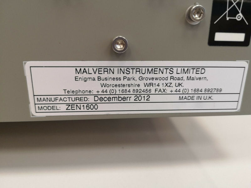 Malvern Panalytical Zetasizer Zen 1600 Nano Series Analyzer