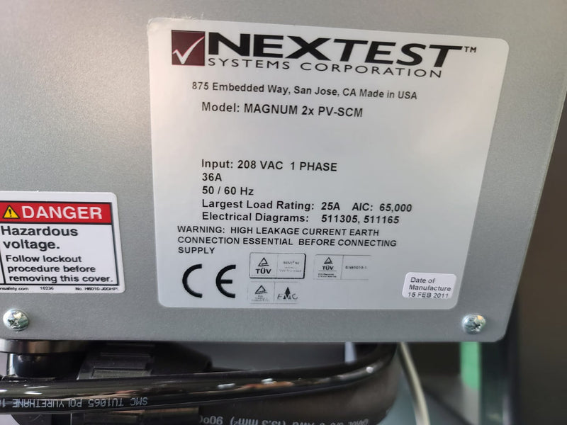 Teradyne / Nextest Magnum II X PV-SCM Memory Tester