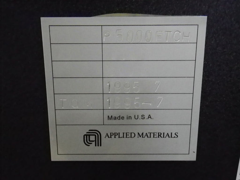 Applied Materials P 5000 Etcher