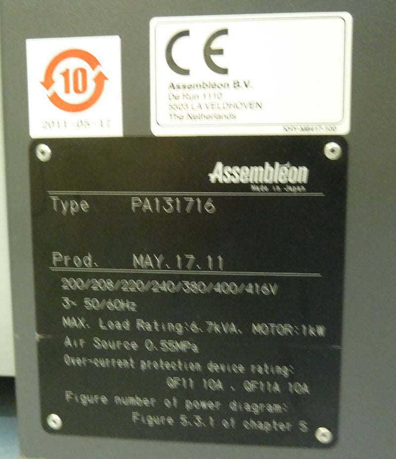 Assembleon PA 131716 SMT Pick & Place Machine