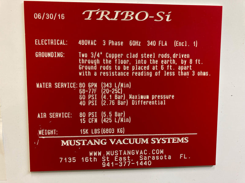 Mustang Vacuum Tribo - Si Production Scale Plasma Enhanced Magnetron Sputtering System (PEMS)