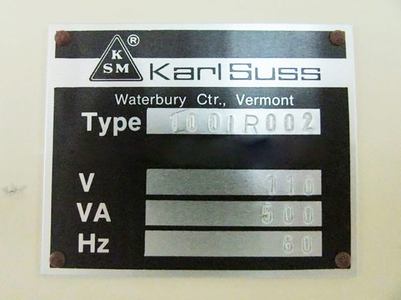 SUSS MJB 3 Type 100 IR 002 Mask Aligner