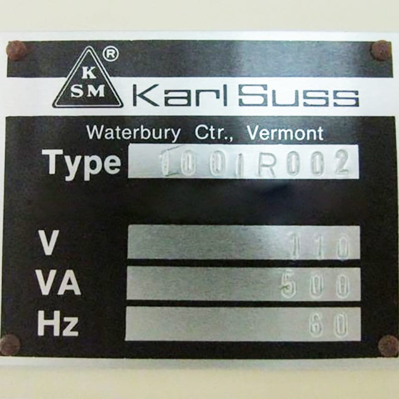 SUSS MJB 3 Type 100 IR 002 Mask Aligner