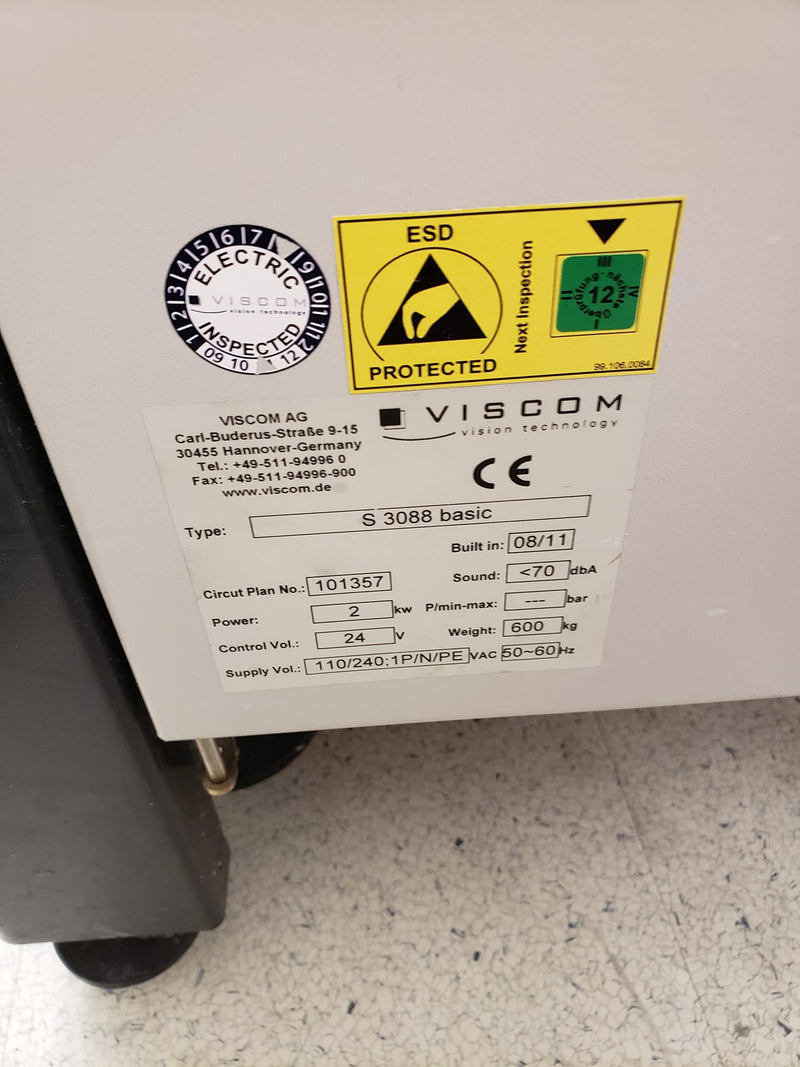 Viscom S 3088 Basic AOI Defect Detection