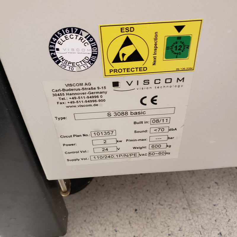 Viscom S 3088 Basic AOI Defect Detection