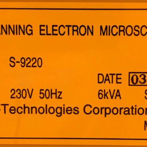 Hitachi S 9220 CD-SEM (Critical Dimension Scanning Electron Microscope)