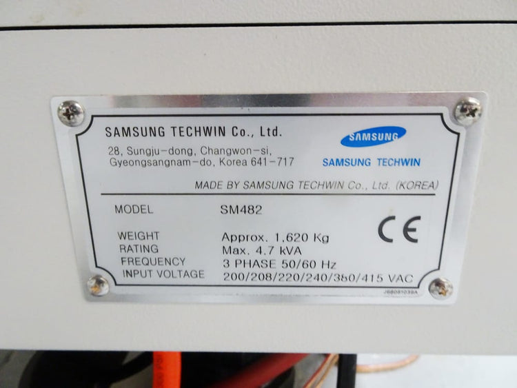 Samsung SM 482 Pick and Place