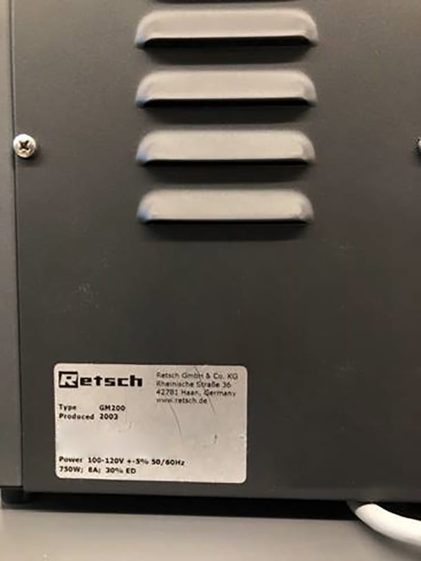 Retsch GrindoMix GM 200