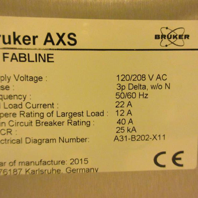 Bruker D 8 Fabline XRD (X-ray Diffractometer)