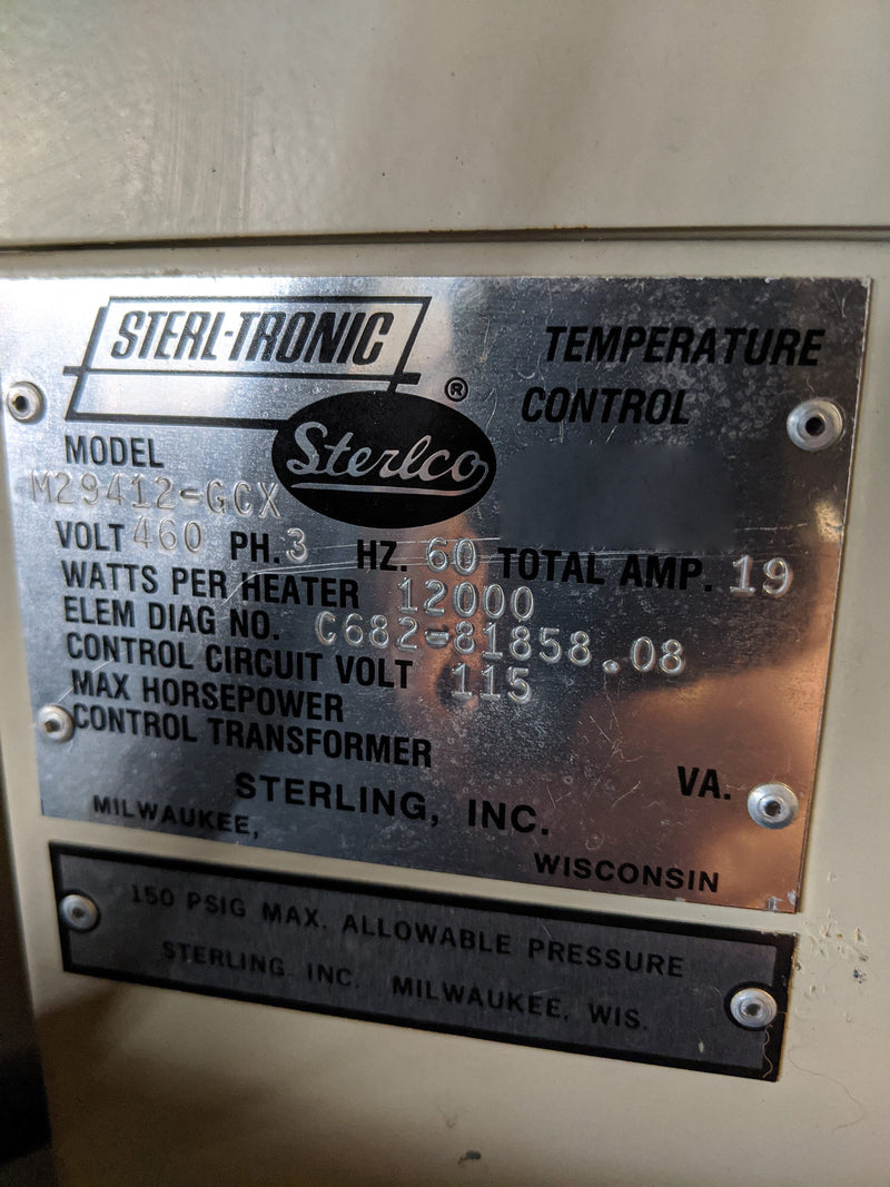 Sterlco M 29412-GCX Temperature Controller