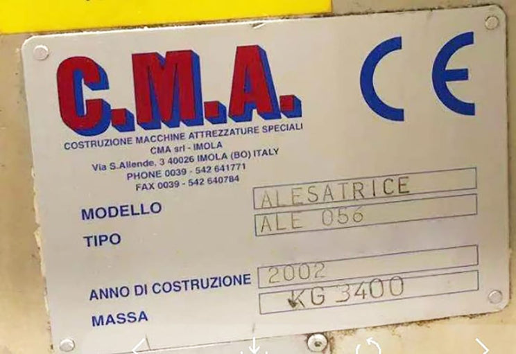 Costruzione Machine Attrezzature (CMA) ALE 056 Boring Machine