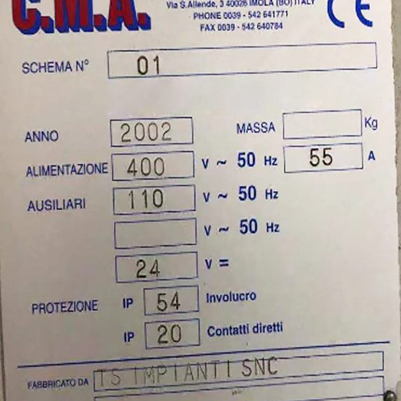 Costruzione Machine Attrezzature (CMA) ALE 056 Boring Machine