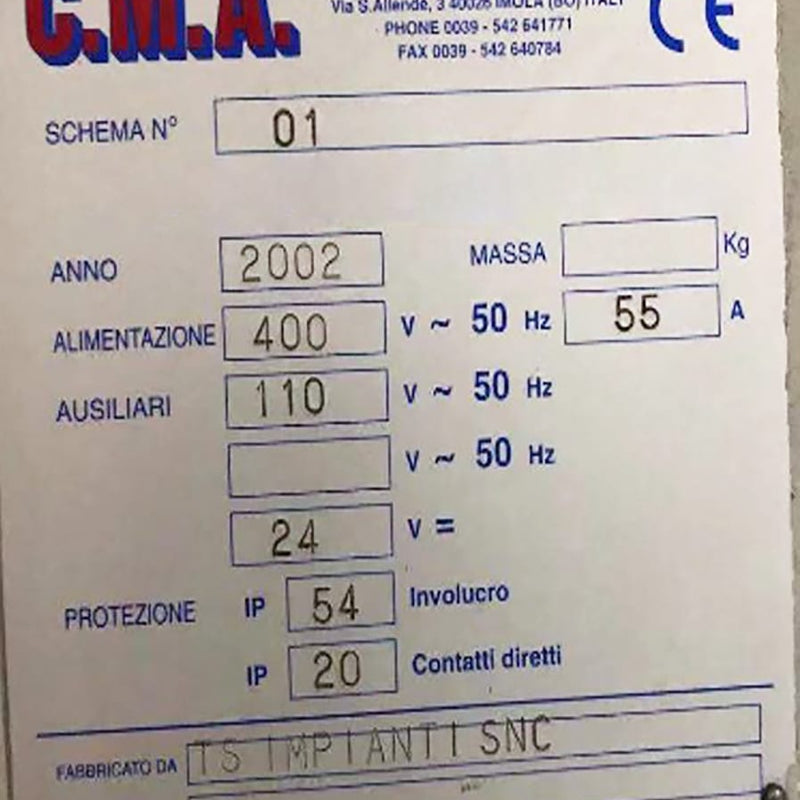 Costruzione Machine Attrezzature (CMA) ALE 052 Boring Machine
