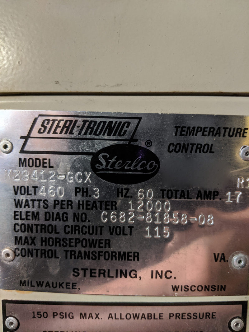 Sterlco M 29412-GCX Temperature Controller