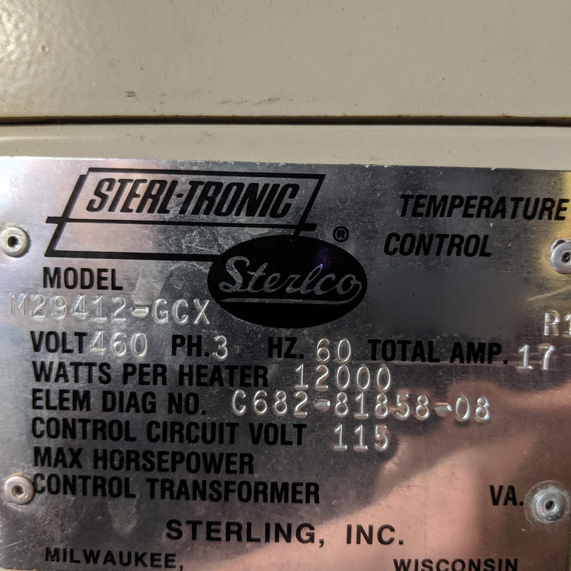 Sterlco M 29412-GCX Temperature Controller