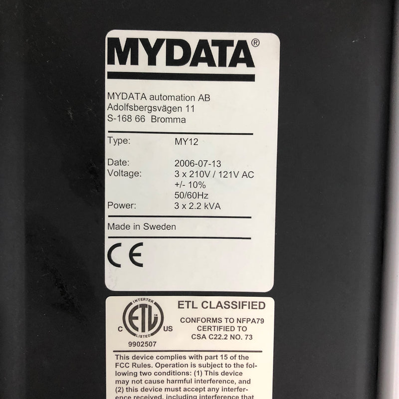 Mycronic / Mydata MY 12 E Pick and Place