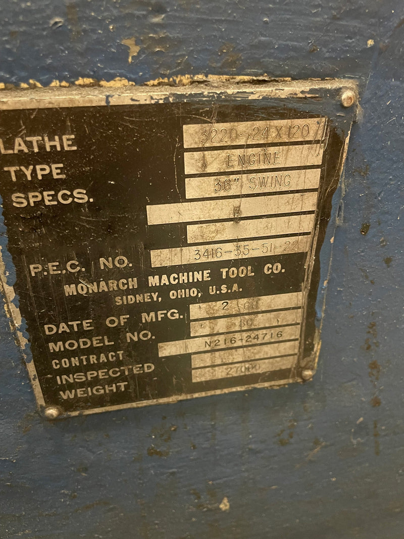Monarch Series 80 Lathe