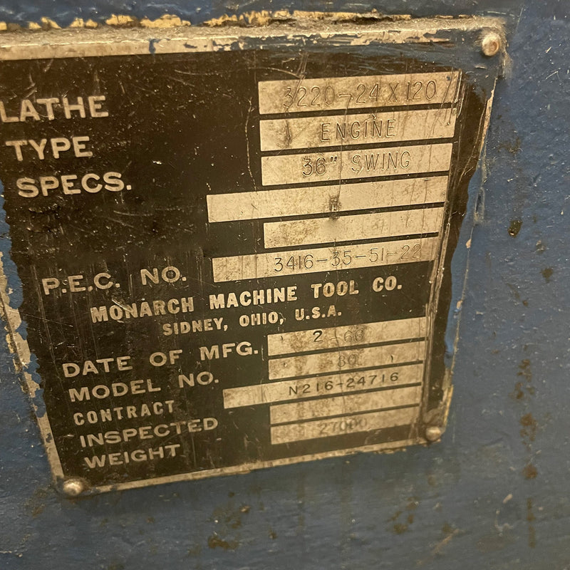 Monarch Series 80 Lathe
