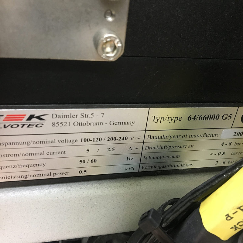 F&K Delvotec G 5 6600 Heavy Wire Use