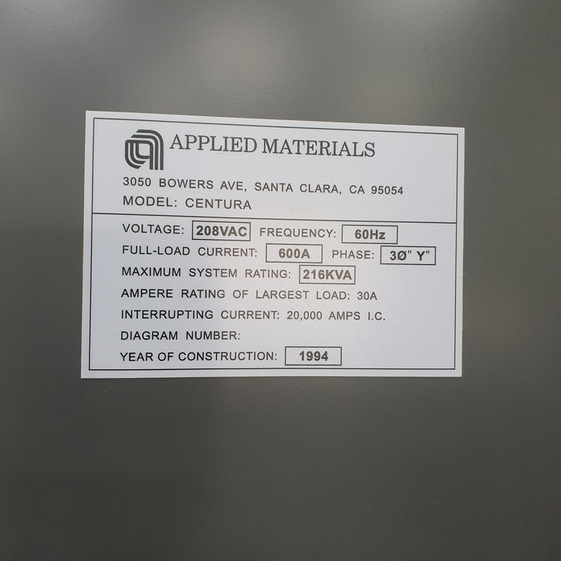 Applied Materials Centura System