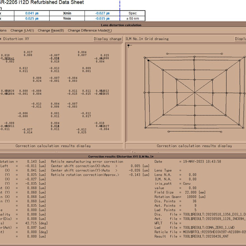 Nikon NSR 2205 i 12 D i-Line Stepper